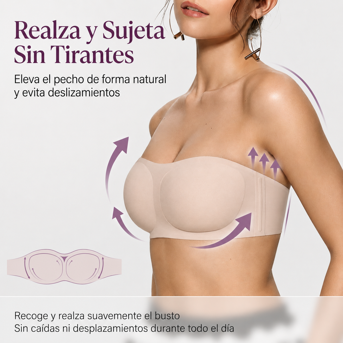 Sujetador Invisible Push-Up