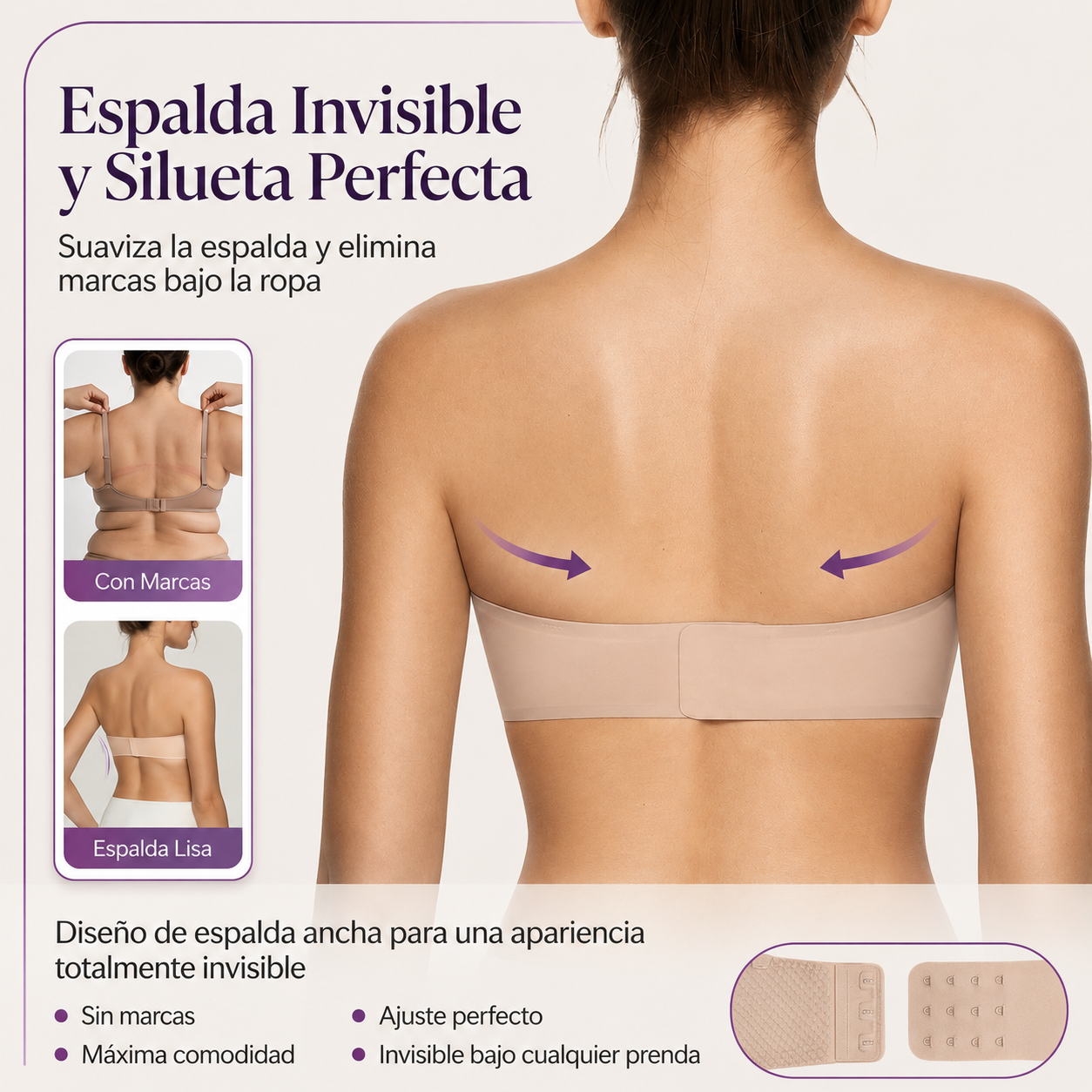 Sujetador Invisible Push-Up